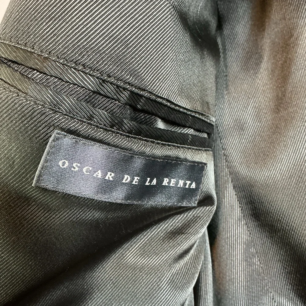 Oscar de la Renta refined charcoal